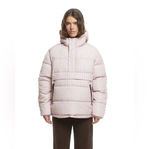 The Very Warm Anorak Puffer - Mauve Check